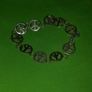 Uber cute Peace Sign bracelet